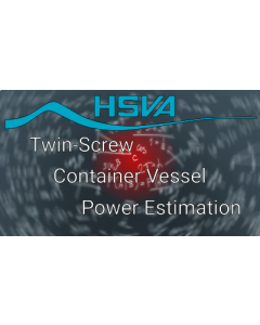 Power Estimate: Twin Screw Containervessel